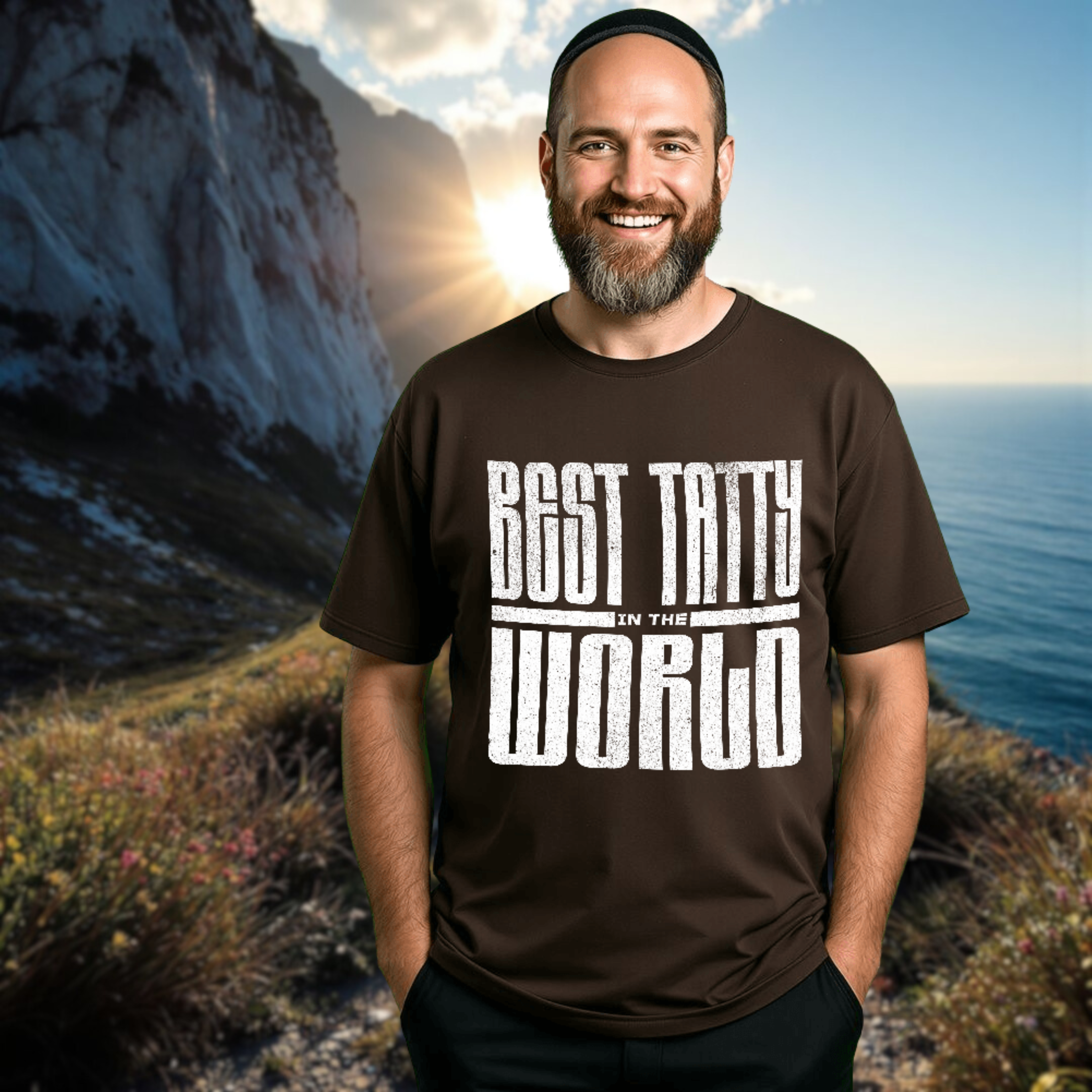 Daddy Graphic T-Shirts, Jewish T-Shirts, Best Tatty in the World